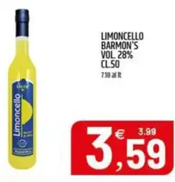 Ard Discount Limoncello barmon's vol 28% offerta