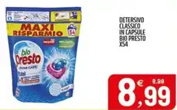 Ard Discount Detersivo classico in capsule BIO PRESTO X54 offerta