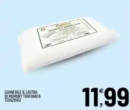 Ard Discount Guanciale il lastra di memory traforata 72x42xH12 offerta