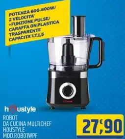 Ard Discount houstyle ROBOT DA CUCINA MULTICHEF HOUSTYLE MOD.ROBO1WPF offerta