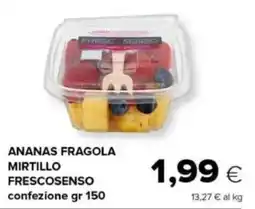 Oasi Ananas fragola mirtillo frescosenso offerta