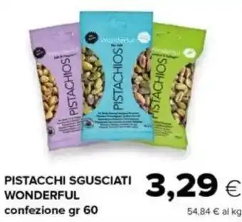 Oasi Pistacchi sgusciati WONDERFUL offerta