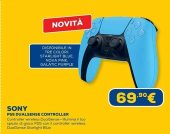 Euronics Controller wireless dualsense offerta