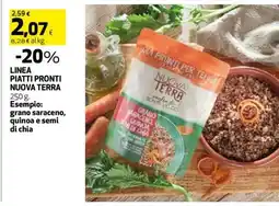 Coop LINEA PIATTI PRONTI NUOVA TERRA offerta