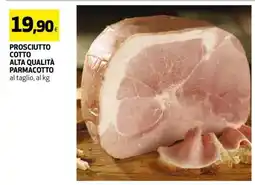 Coop Prosciutto cotto alta qualità PARMACOTTO offerta