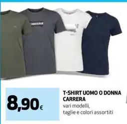 Coop T-SHIRT UOMO O DONNA CARRERA offerta