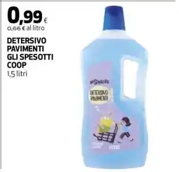 Coop DETERSIVO PAVIMENTI GLI SPESOTTI COOP offerta