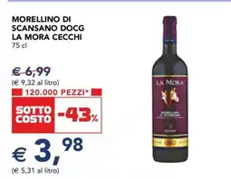 Esselunga MORELLINO DI SCANSANO DOCG LA MORA CECCHI offerta