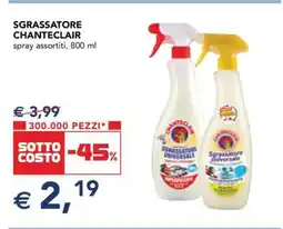 Esselunga Sgrassatore Chanteclair offerta