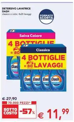 Esselunga DETERSIVO LAVATRICE DASH offerta