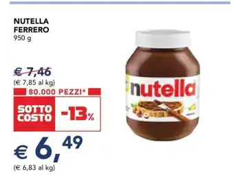 Esselunga NUTELLA FERRERO offerta