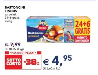 Esselunga BASTONCINI FINDUS offerta