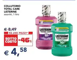 Esselunga Collutorio Total Care Listerine offerta