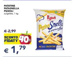 Esselunga Patatine Patasnella Pizzoli offerta