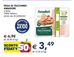 Esselunga FESA DI TACCHINO AMADORI offerta