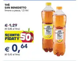 Esselunga Thè San Benedetto offerta