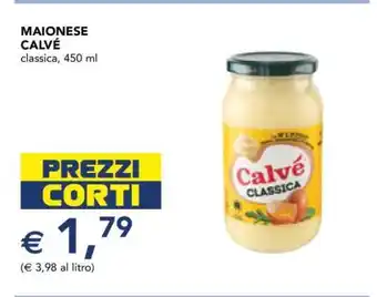 Esselunga MAIONESE CALVÈ offerta