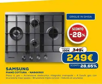 Euronics Piano cottura - na64h303 offerta