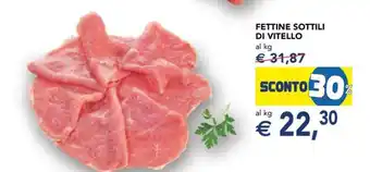 Esselunga Fettine Sottili di Vitello offerta