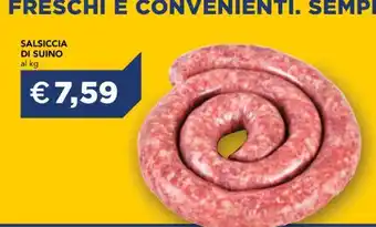 Esselunga Salsiccia Di Suino offerta