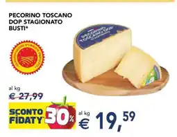 Esselunga PECORINO TOSCANO DOP STAGIONATO BUSTI offerta