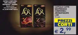 Esselunga CAPSULE CAFFÈ NESPRESSO COMPATIBILI AROMATIZZATE L'OR offerta