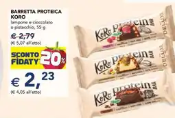 Esselunga BARRETTA PROTEICA KORO offerta