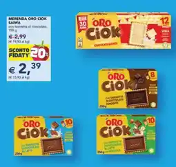 Esselunga MERENDA ORO CIOK SAIWA offerta