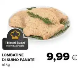Oasi Lombatine di suino panate offerta