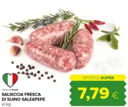 Oasi Salsiccia fresca di suino sale&pepe offerta
