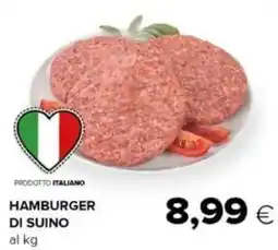 Oasi Hamburger di suino offerta