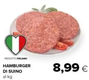 Oasi Hamburger di suino offerta