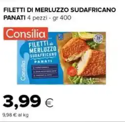 Oasi Consilia filetti di merluzzo sudafricano panati offerta