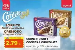 Oasi Cornetto soft cookies & chocolate offerta