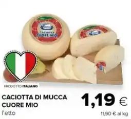 Oasi Caciotta di mucca CUORE MIO offerta