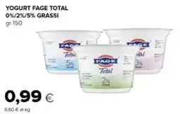 Oasi Yogurt fage total 0%/2%/5% grassi offerta