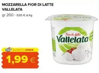 Oasi Mozzarella fior di latte VALLELATA offerta