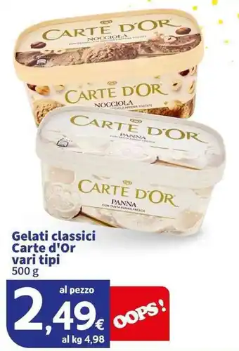Gelati classici Carte d'Or