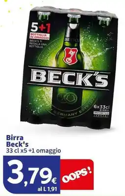 Sigma Superstore Birra Beck's offerta