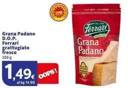Sigma Superstore Grana Padano D.O.P. Ferrari grattugiato fresco offerta
