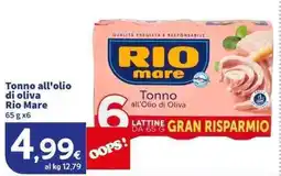 Sigma Superstore Tonno all'olio di oliva Rio Mare offerta