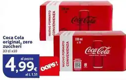 Sigma Superstore Coca Cola original, zero zuccheri offerta