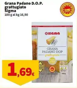 Sigma Superstore Grana Padano D.O.P. grattugiato Sigma offerta
