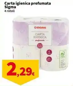 Sigma Superstore Carta igienica profumata Sigma offerta