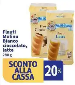 Sigma Superstore Flauti Mulino Bianco cioccolato, latte offerta