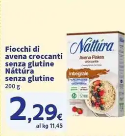 Sigma Superstore Fiocchi di avena croccanti senza glutine Náttúra senza glutine offerta