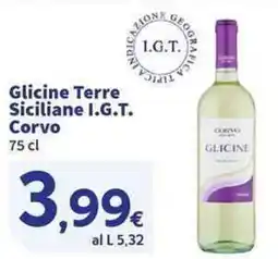 Sigma Superstore Glicine Terre Siciliane I.G.T. Corvo offerta