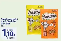 Sigma Superstore Snack per gatti Catisfactions offerta