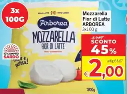 Despar Mozzarella Fior di Latte ARBOREA offerta
