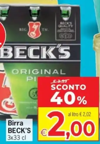 Despar Birra BECK'S offerta